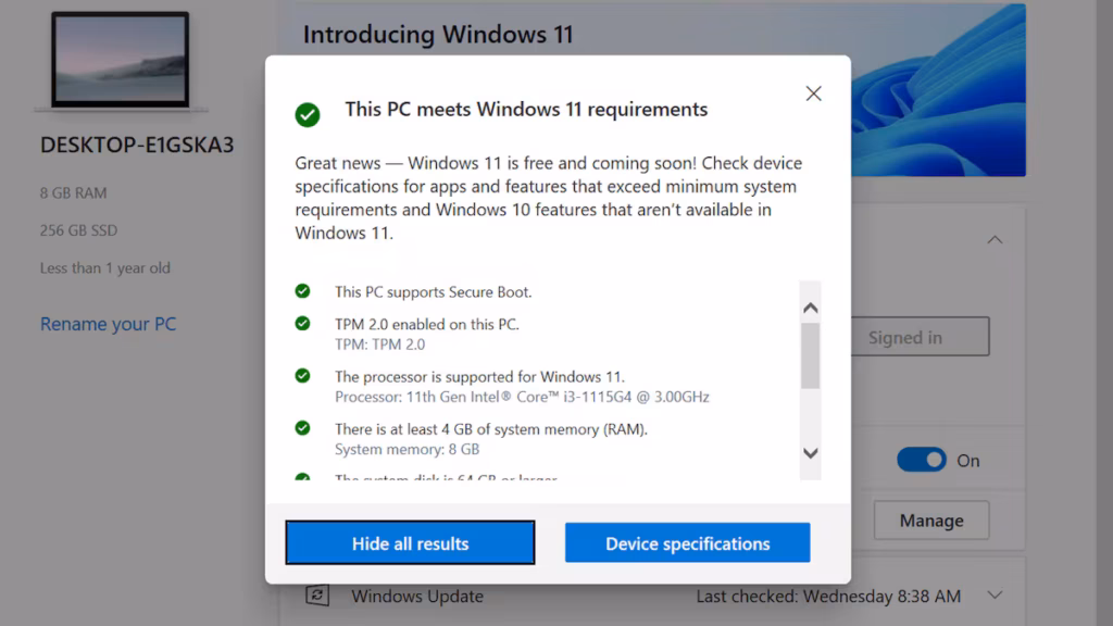 Steps to Upgrade to or install Windows 11